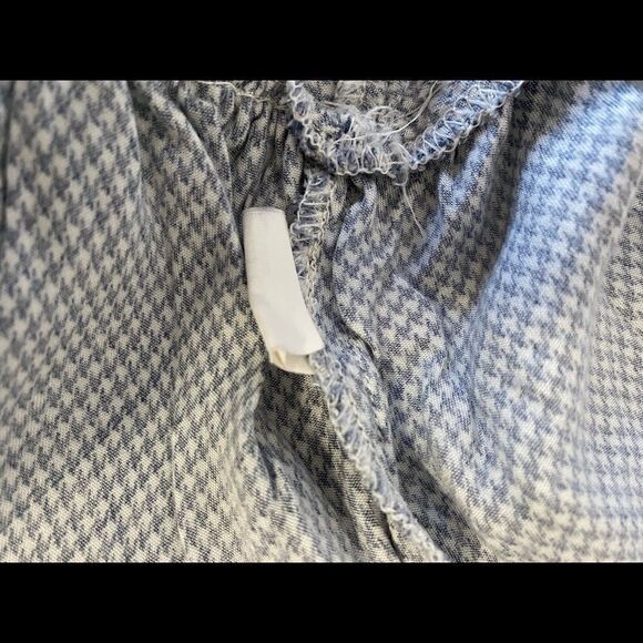 Zara houndstooth blue blouse Size S - Picture 4 of 7